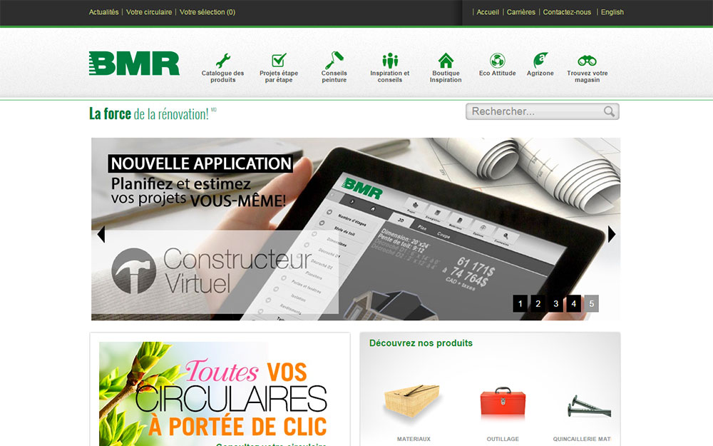 site en .CO : bmr.co capture d'écran de bmr.co